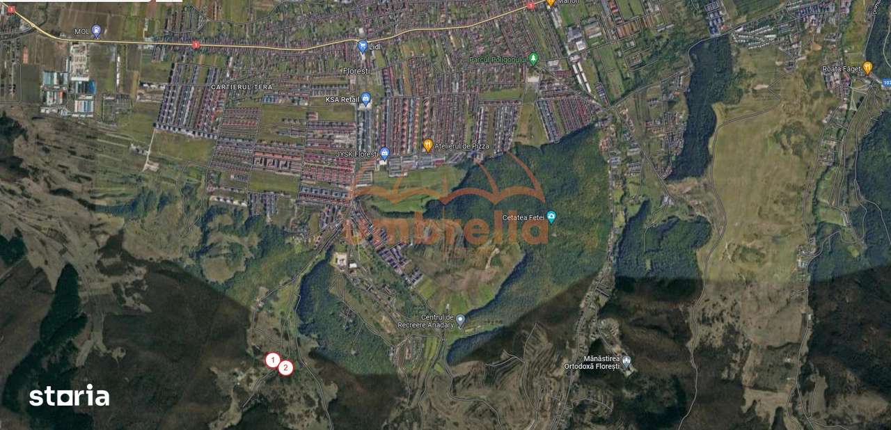 De vanzare teren intravilan  in Floresti, 2.878m² ! - Imagine principală: 2/4