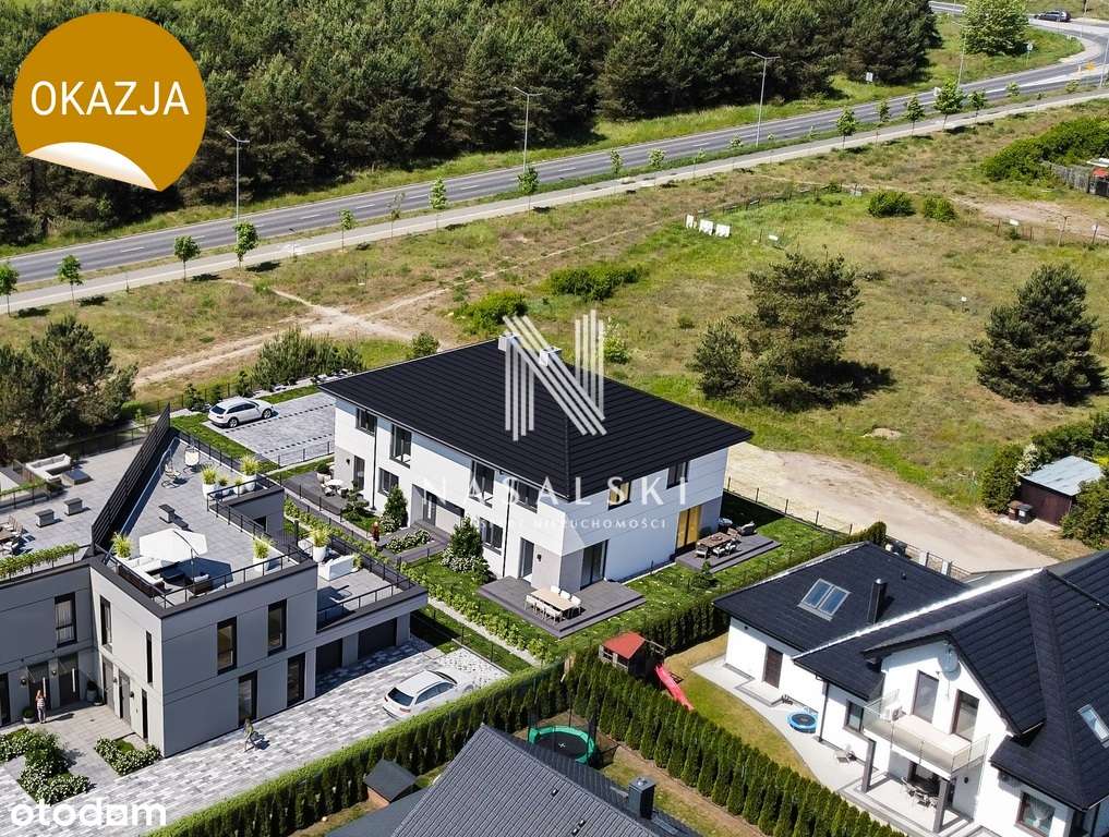 Dom w zabudowie bliźniaczej z ogródkiem i tarasem - Pełny obrazek: 3/10