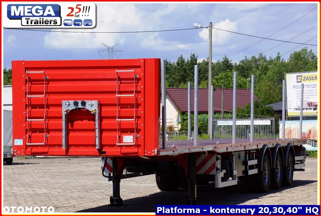 Inny Naczepa platforma H=950 mm MEGA Trailers, budowlana 13.60 m !. - 6