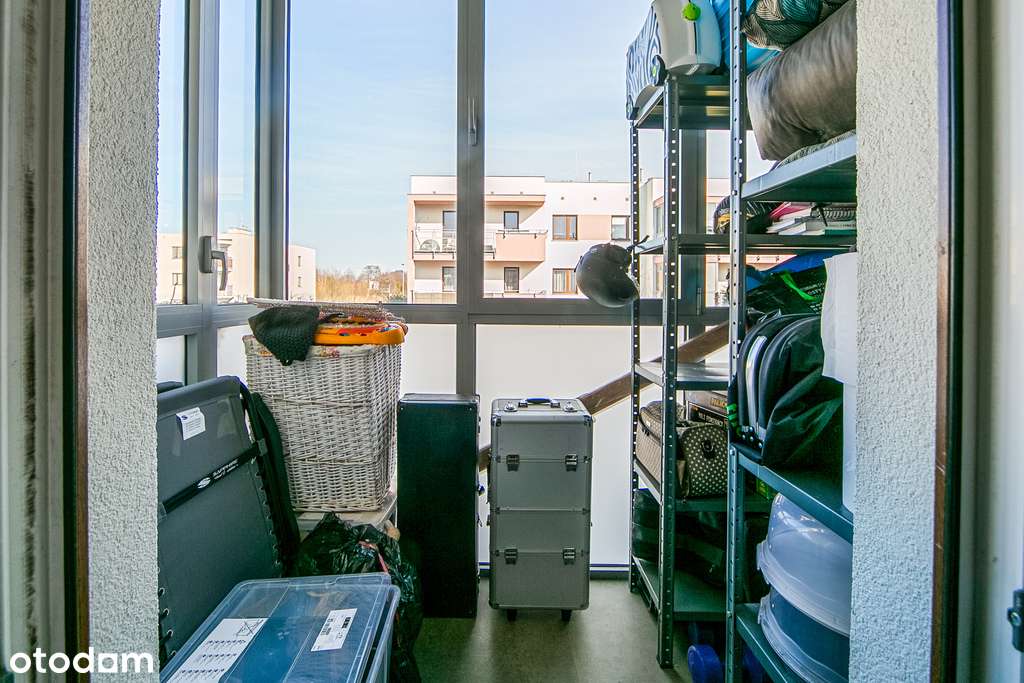 Rozkładowe mieszkanie z dużym balkonem, 1 piętro.-9