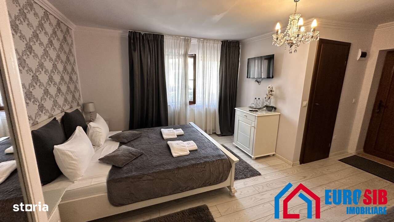Pensiune de vanzare in Sibiu – 8 camere, funcțională, centrală, - Imagine principală: 3/10
