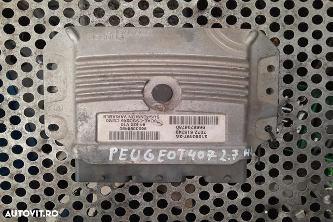Calculator motor ECU 216804972A Peugeot 407 1  [din 2004 pana  2010] - 1