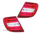 FAROLINS PARA MERCEDES C-CLASS W204 KOMBI 10-14 BRANCO LED VERMELHO - 1