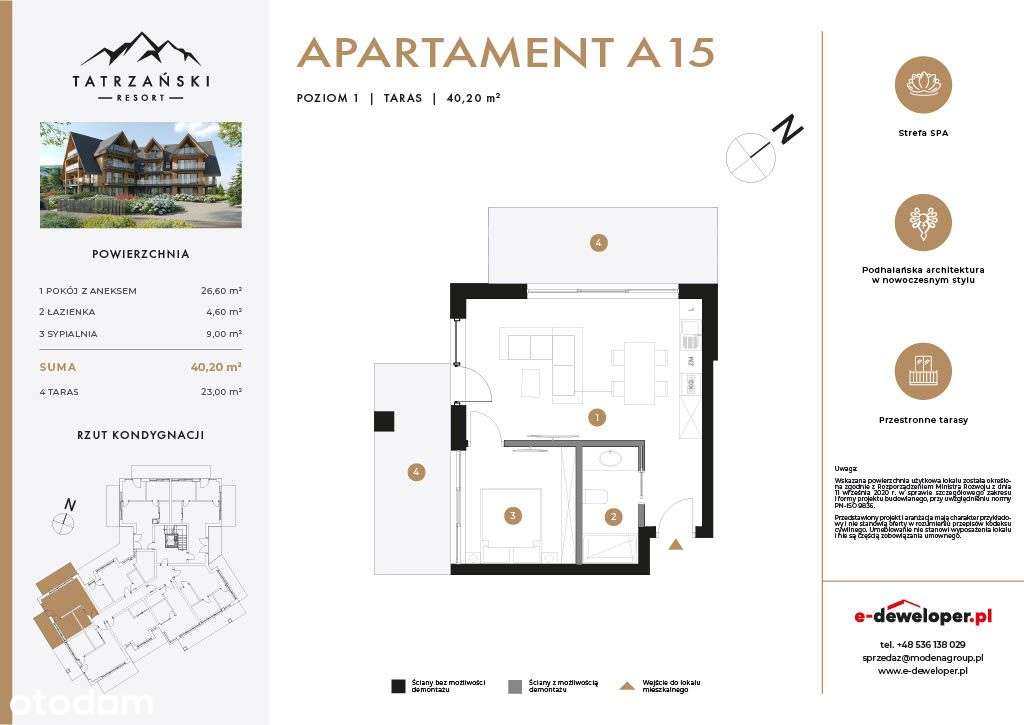 Tatrzański Resort Apartament A15 - Pełny obrazek: 4/11