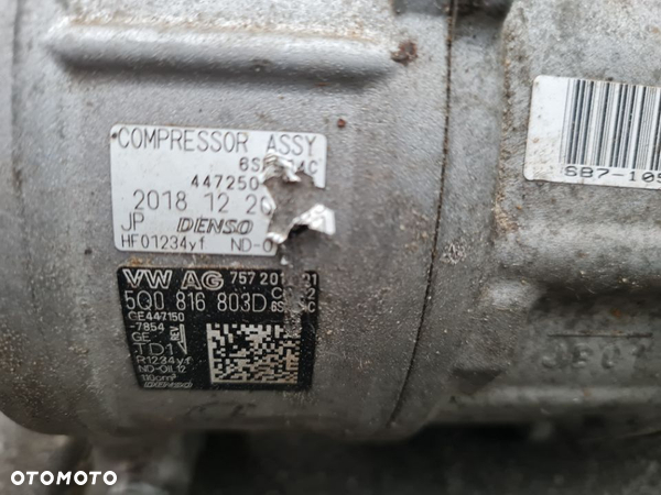 VW AUDI SEAT SKODA KOMPRESOR SPRĘŻARKA KLIMATYZACJI 5Q0816803D - 7