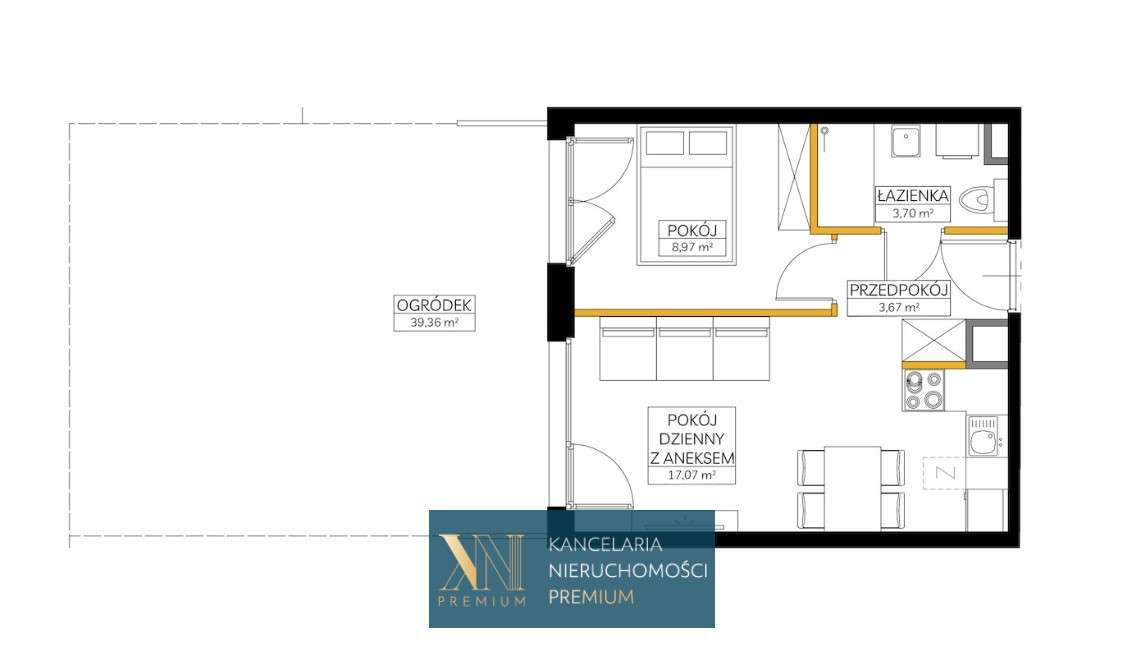 2 pokoje | Ogródek | 2027-3