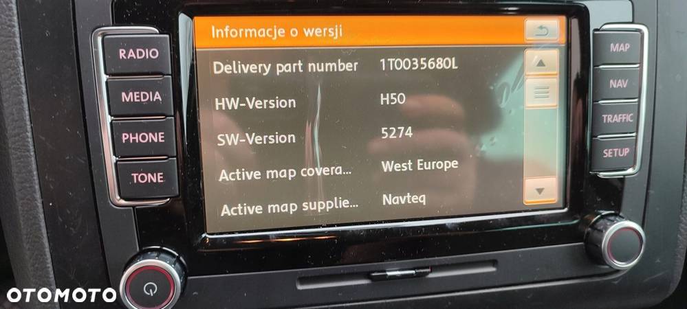 Radio Nawigacja Oryg. Vw Rns 510 Passat Tiguan Golf Touran Ideał 1T0035680B - 9