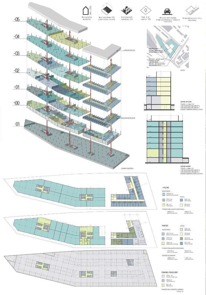 GLIWICE centrum działka komercyjna HOTEL BIURA - Pełny obrazek: 5/5