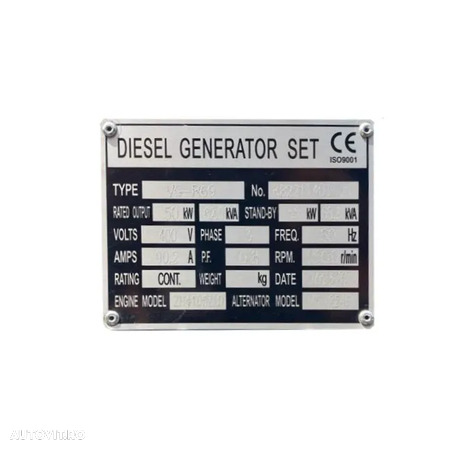 Set Generator de Curent Electric, Diesel, Voltz VG-224e 62.5 kVA / 50 KW - 9