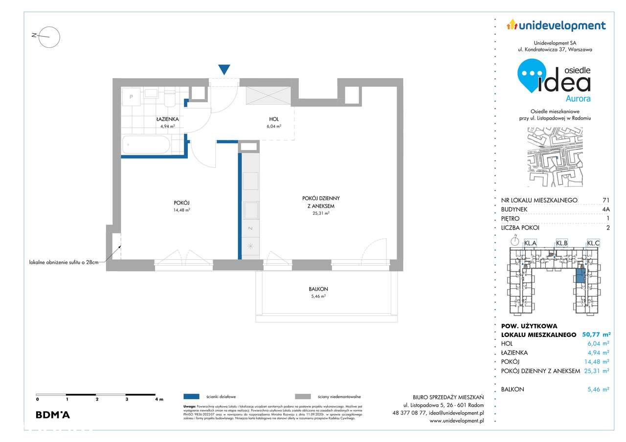 Osiedle Idea | mieszkanie 2-pok. | 4A/71 - Pełny obrazek: 2/7