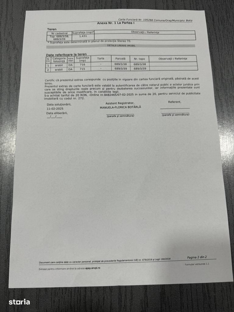 Teren intravilan - Imagine principală: 2/2