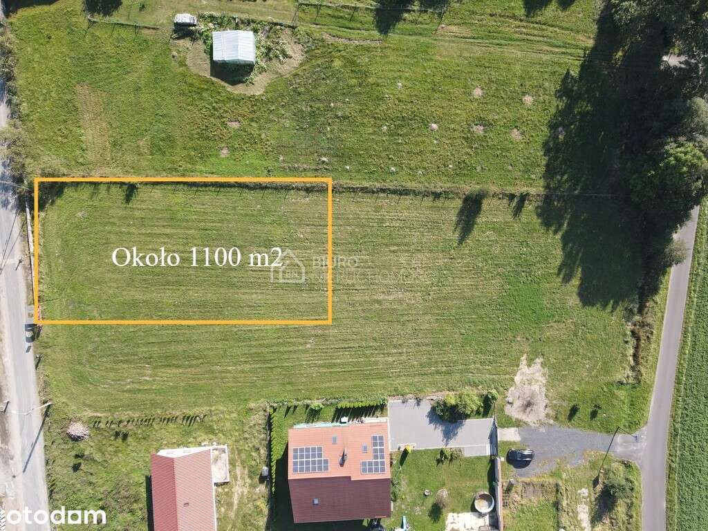 Działka budowlana Witoszyce 1165 m2 MPZP-0