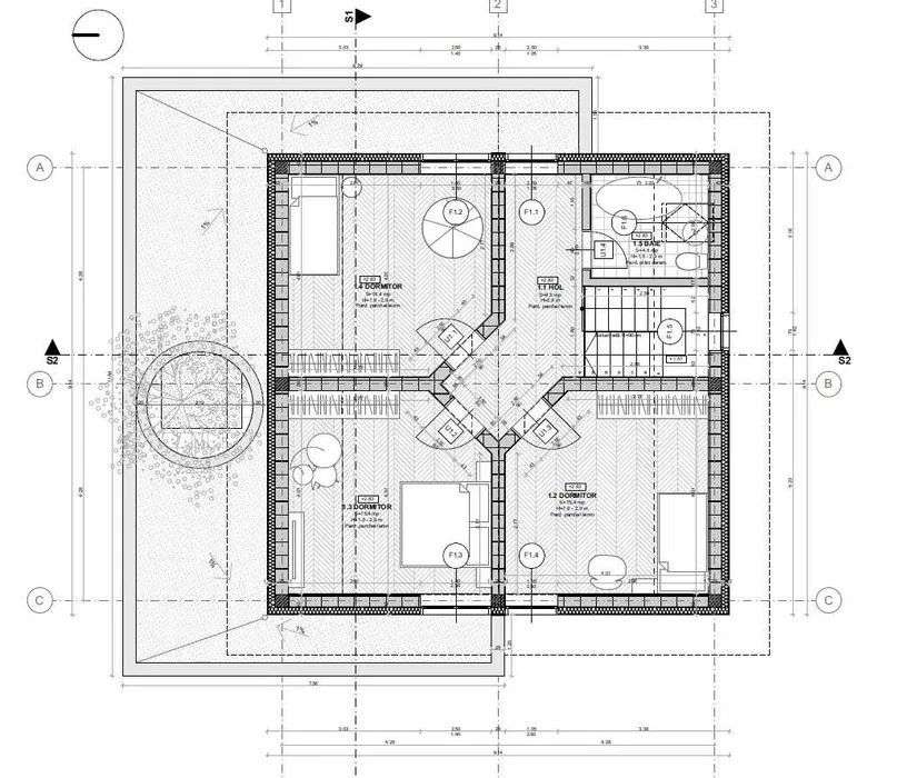 Oferim spe vanzare casa noua, cu 4 camere, cart. Rasaritului - Imagine principală: 3/7