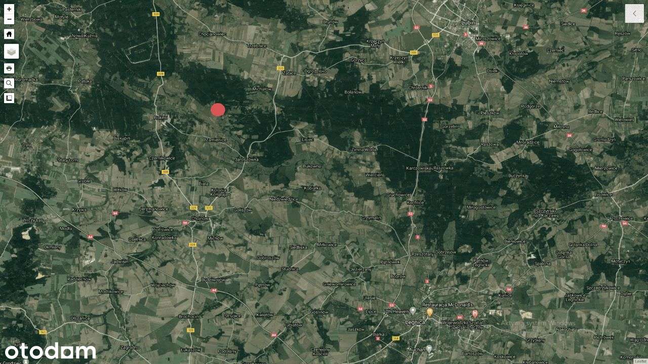 Działka o pow. 6,59 ha, pod fotovoltaikę, rola - Pełny obrazek: 4/4