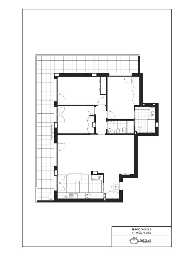 Apartamento T3 novo C/ box- Leiria-32