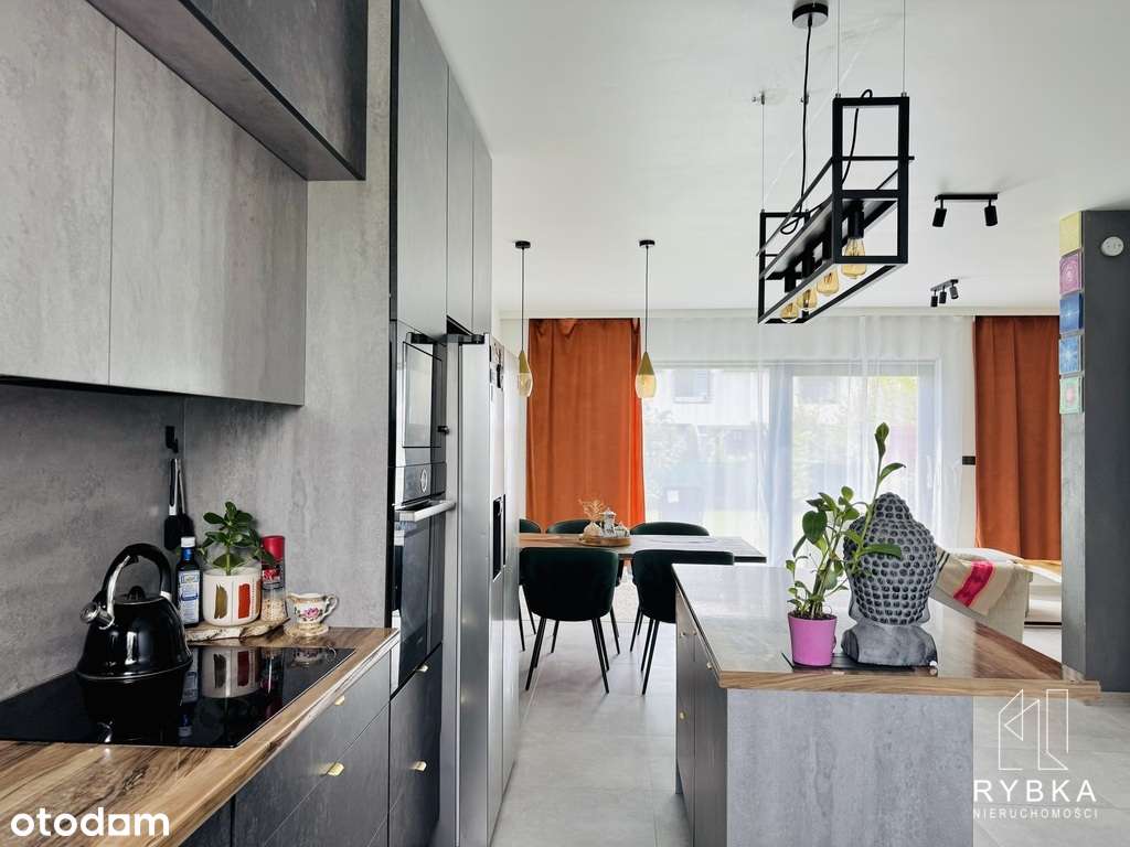 Nowoczesny dom w zabudowie szeregowej z ogrodem-6