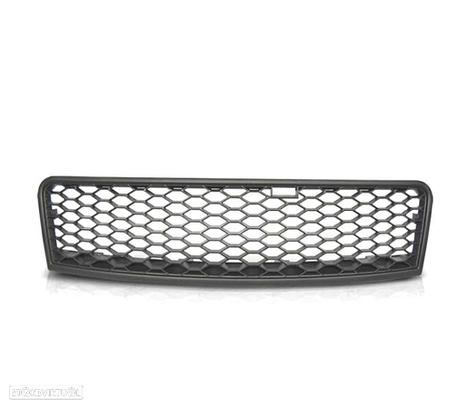 GRELHA FRONTAL ESTILO RS PARA AUDI A6 4B C5 01-04 PRETA - 2