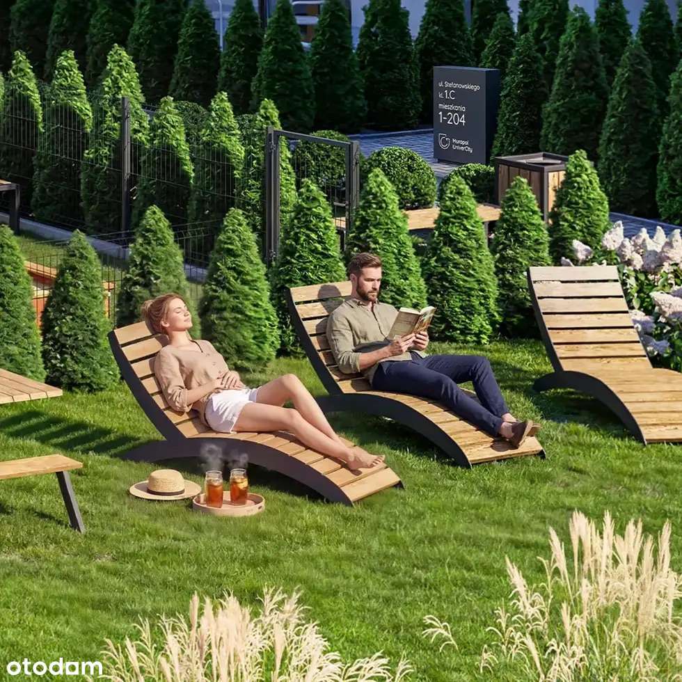 34,49 m² | Parter | Taras | Politechnika Łódzka-5