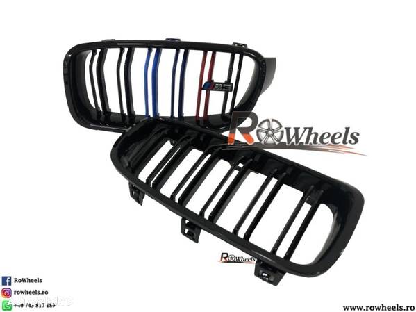 Grila BMW Glos Black TRI culor BMW seria3 F30 F31 - 1