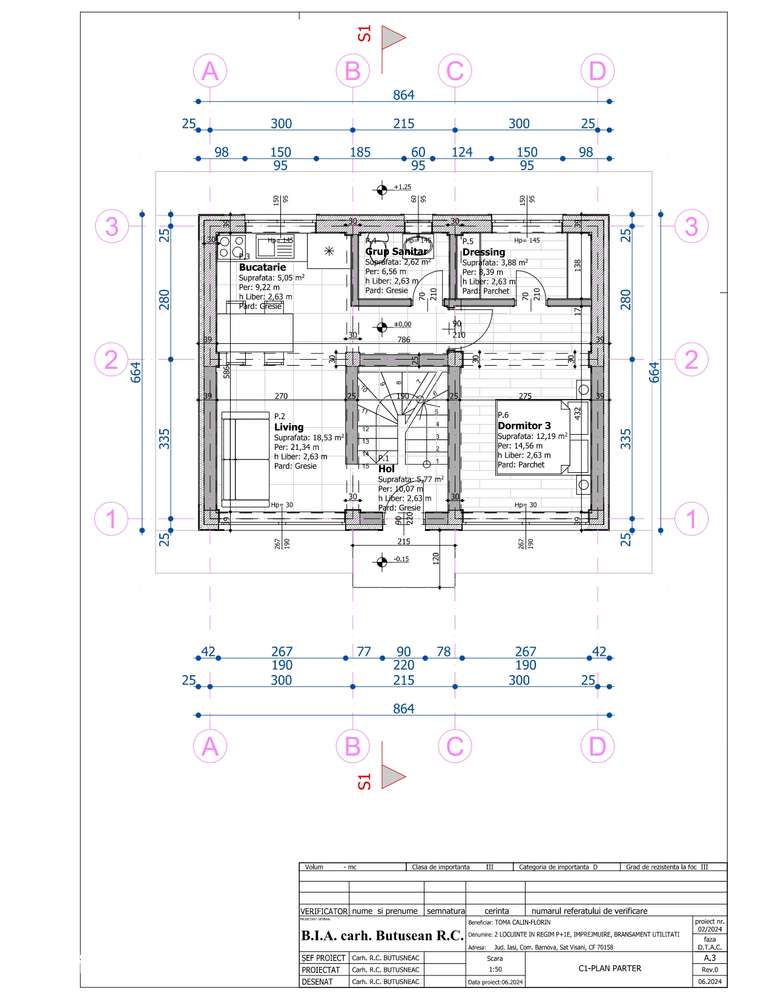 Casă nouă P+E în Bârnova-Vișan, proiect autorizat–plată integrală/rate-9