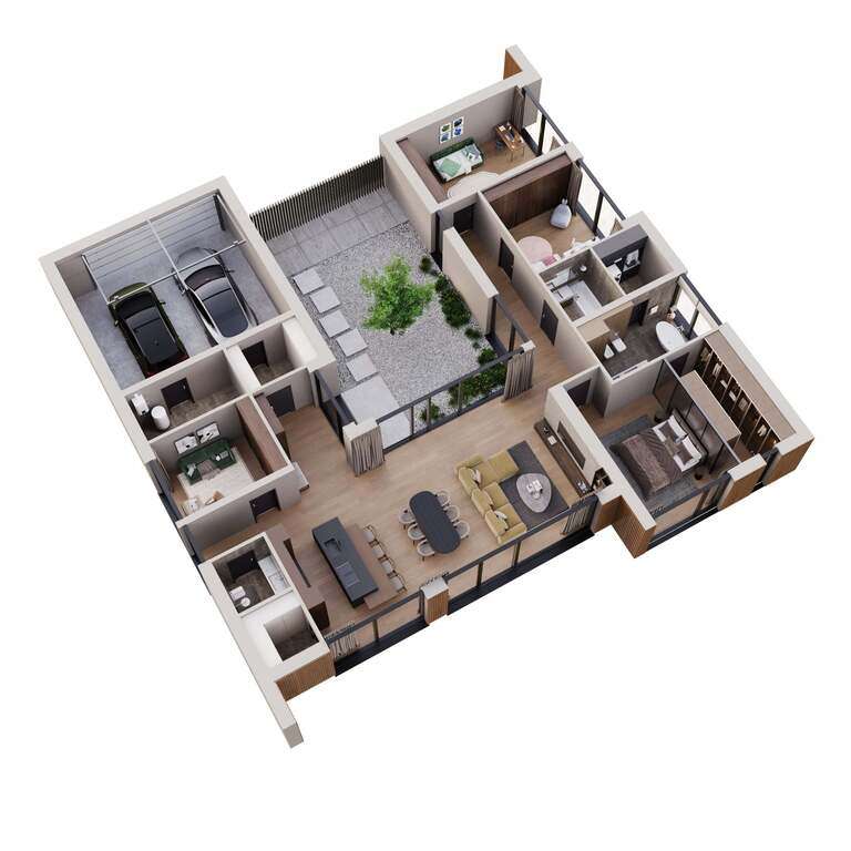 Nowoczesne komfortowe domy w otulinie lasu-7