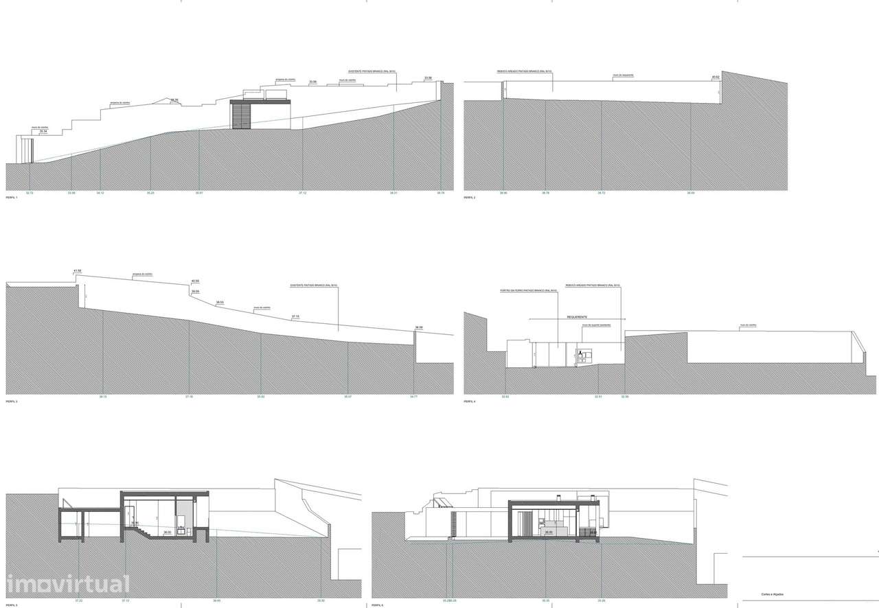 Lote de terreno com 951 m² -  Projeto aprovado para moradia térrea de-6