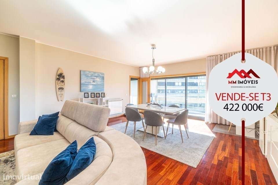 Apartamento T3 Maia Ultimo Piso 208M2 Duas Varandas Renovado