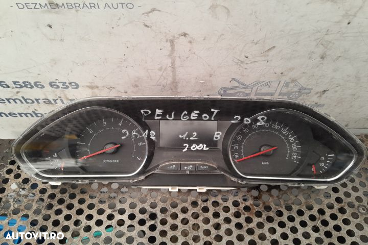 Ceasuri bord E137SWLL1100 Peugeot 208 1  [din 2012 pana  2016] Hatchback 5-usi 1.2 VTi ETG (82 hp) - 2