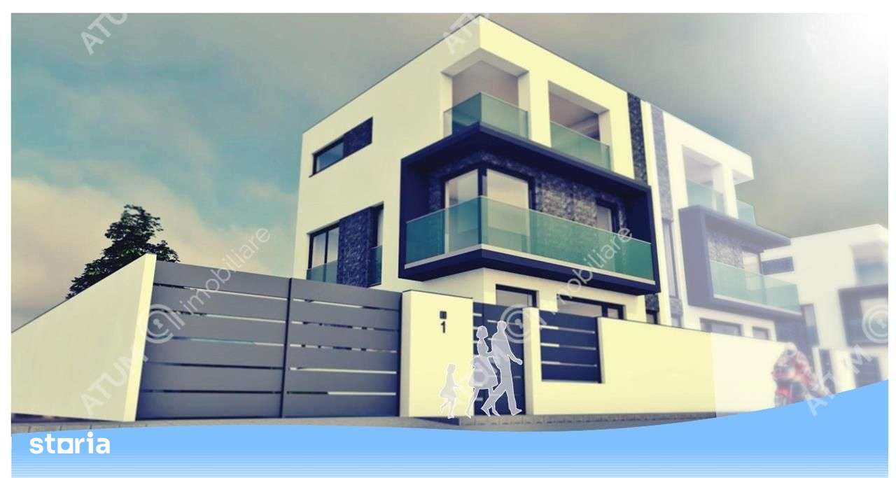 Casa moderna cu 4 camere 3 bai si teren de 214 mp zona Triajului - Imagine principală: 2/5