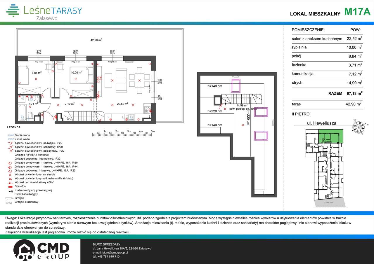 Leśne Tarasy 3 | mieszkanie 3-pok. | M17A - Pełny obrazek: 2/7