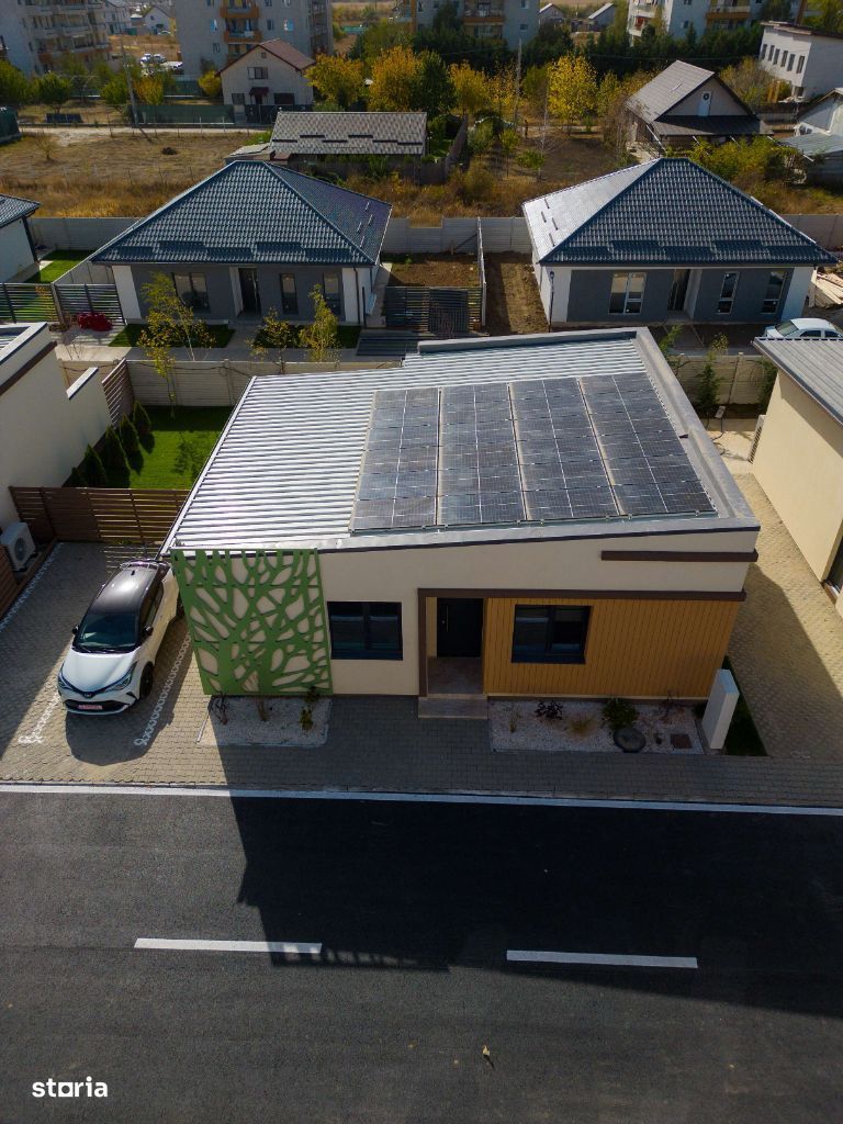 Casa pe parter/Panouri fotovoltaice 10kw/ Pompa de caldura-Bragadiru