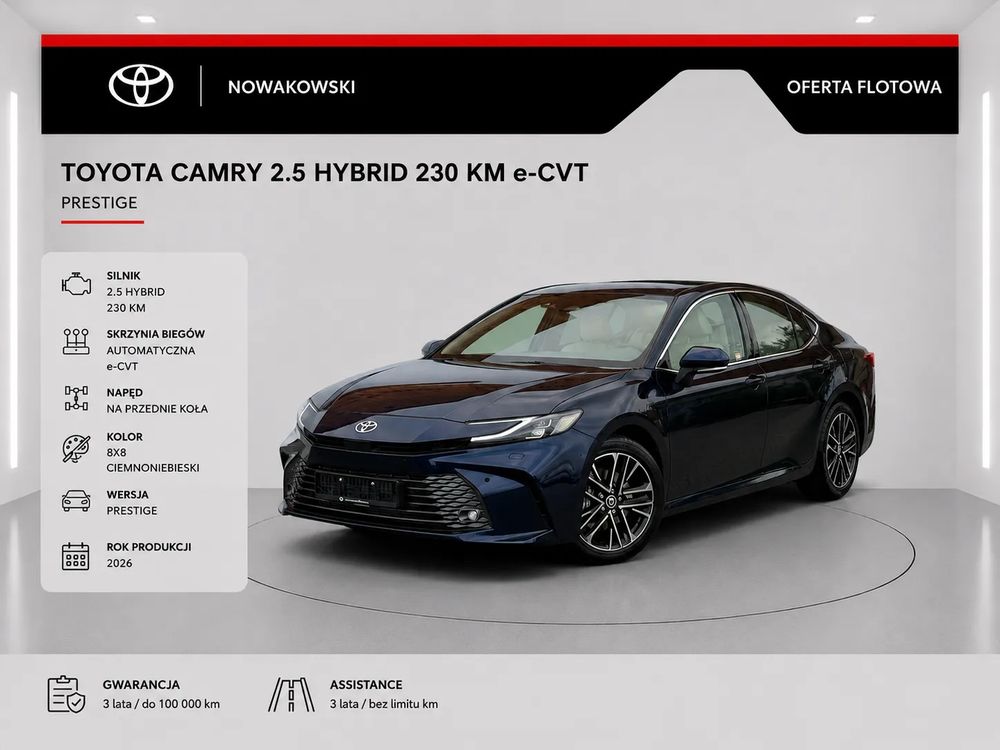 Toyota Camry 2.5 Hybrid Dynamic Force Prestige e-CVT 2026