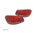 FAROLINS TRASEIROS PARA MERCEDES CLASSE E W212 09-13 LED VERMELHO CROMADO - 1