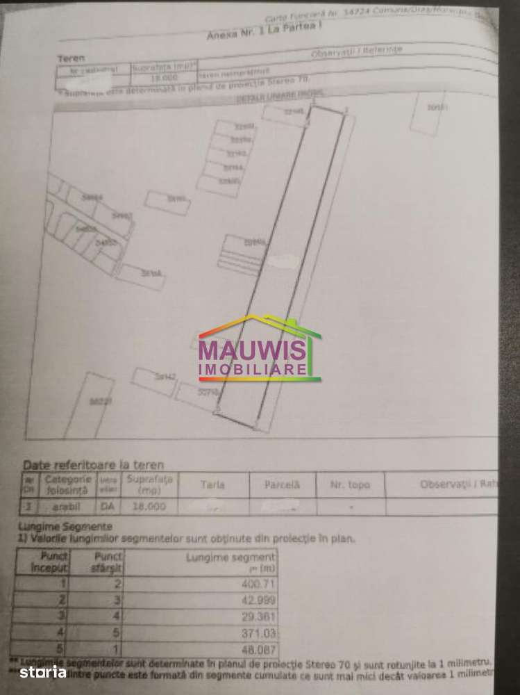 Vand teren intravilan comuna Dascalu 1,8 ha cu deschidere de 50 ml - Imagine principală: 4/4