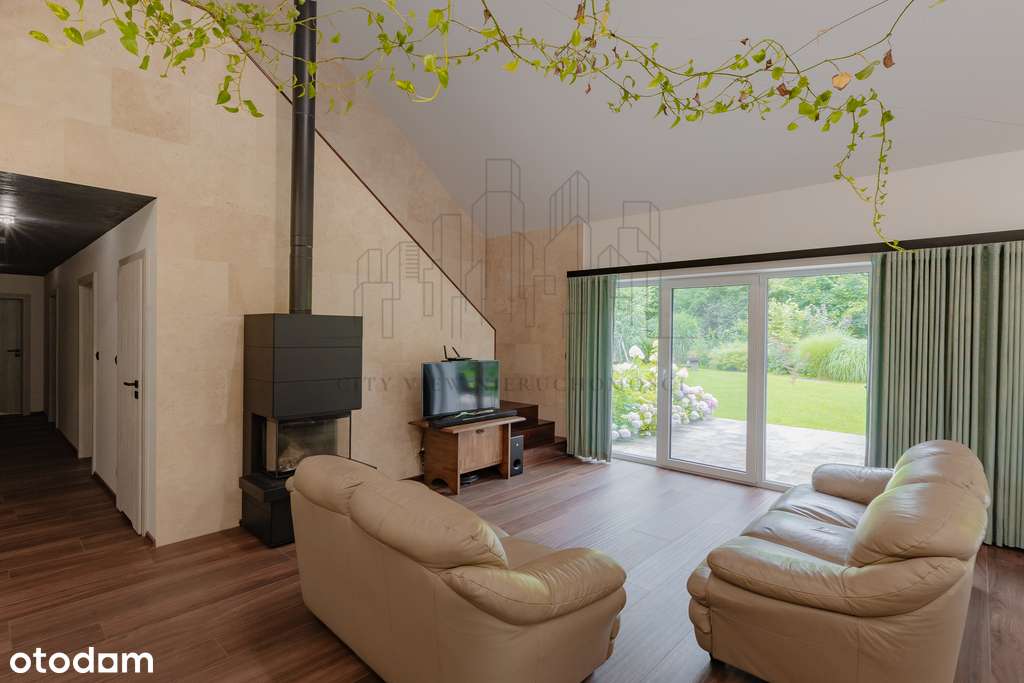 Dom 5 pokoi, z pięknym ogrodem + sauna i antresola-6