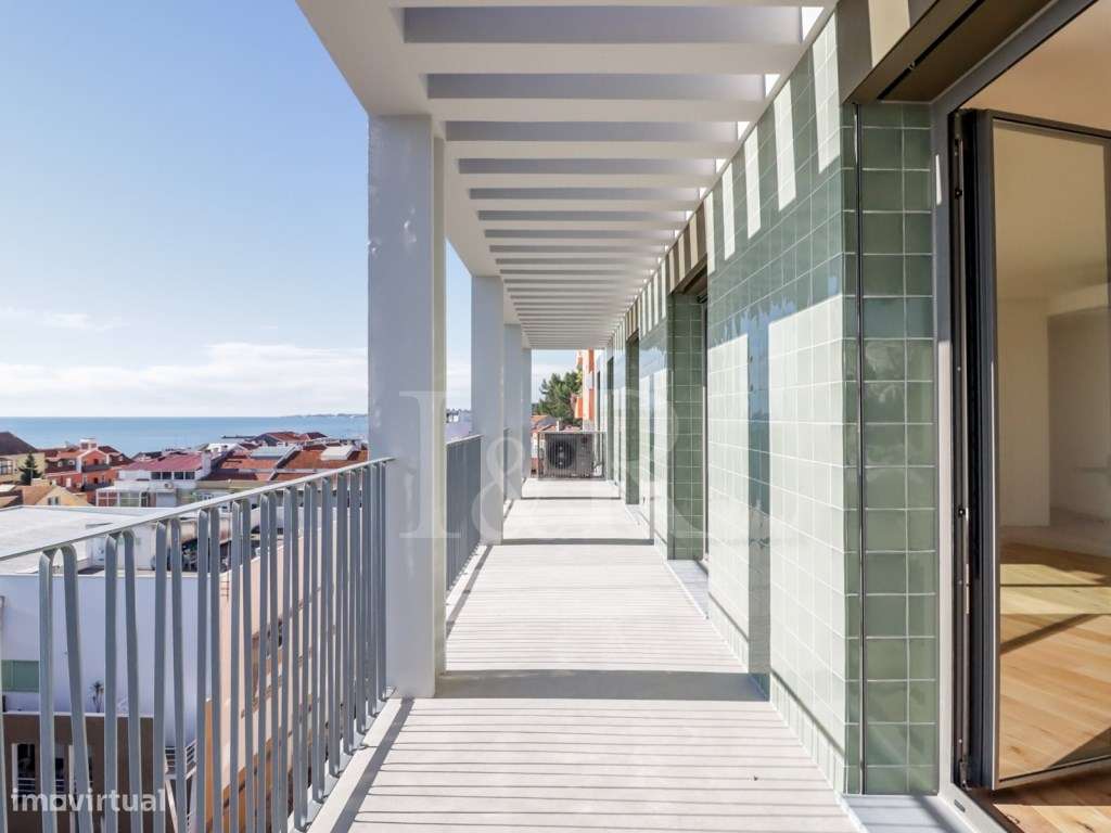 Penthouse T4+1 com terraço, piscina e vista rio no Dafundo, Oeiras-12
