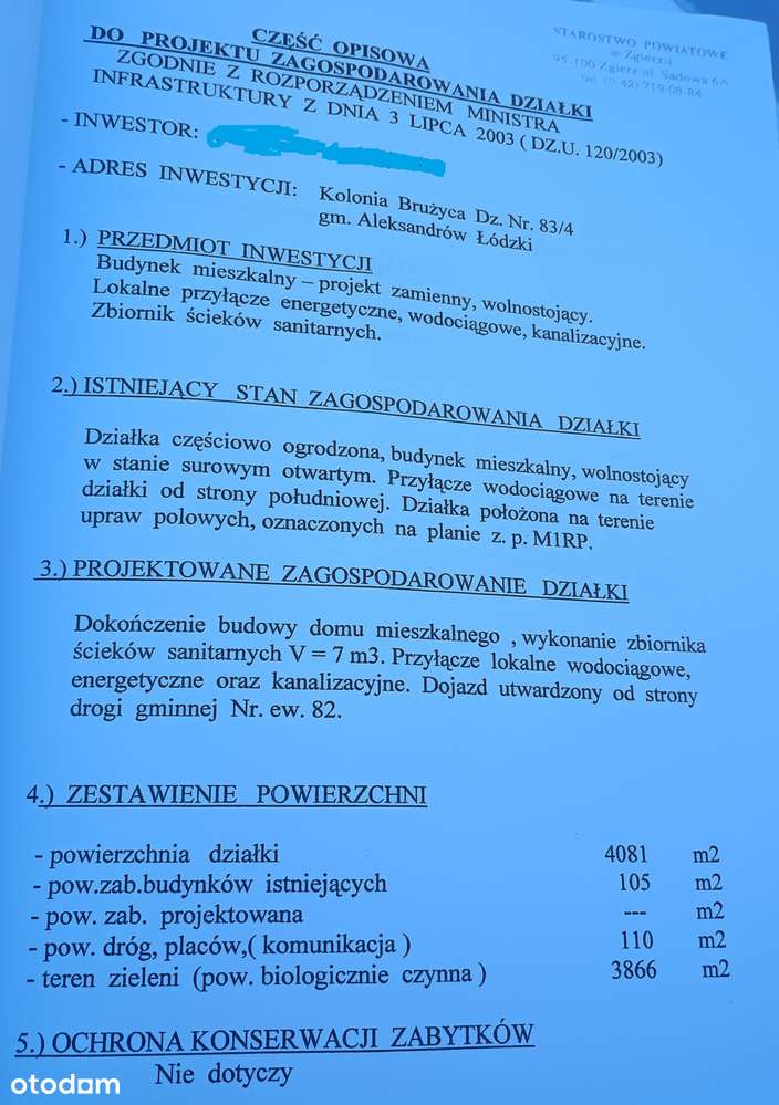 Siedlisko z budynkiem mieszkalnym-5