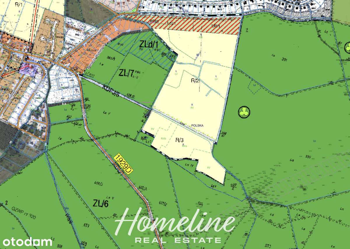 Działka – Chrząstawa Mała, 58 400m2 - Pełny obrazek: 2/3