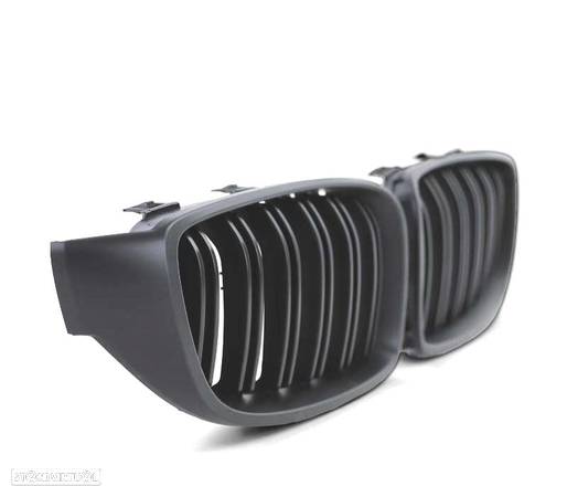 GRELHA FRONTAL PARA BMW SERIE 4 F32 F33 F36 LOOK M4 PRETO FOSCO - 2