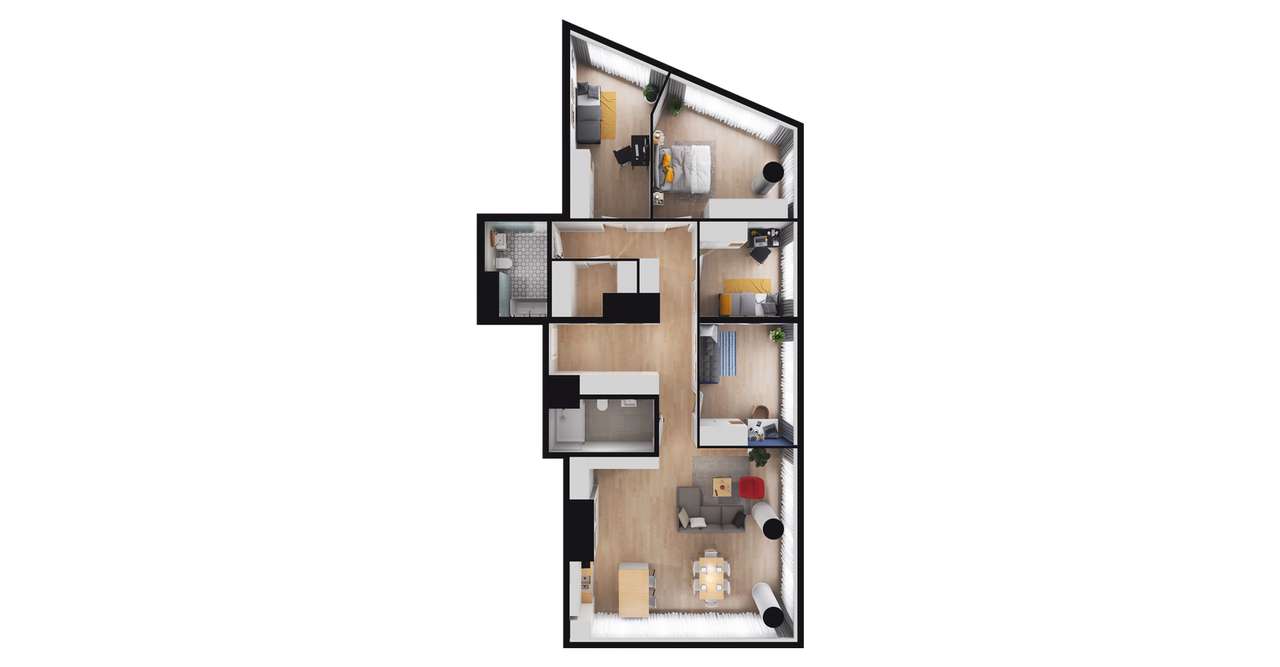 5-pokojowe mieszkanie 136m2 Bez Pośredników - Pełny obrazek: 4/10