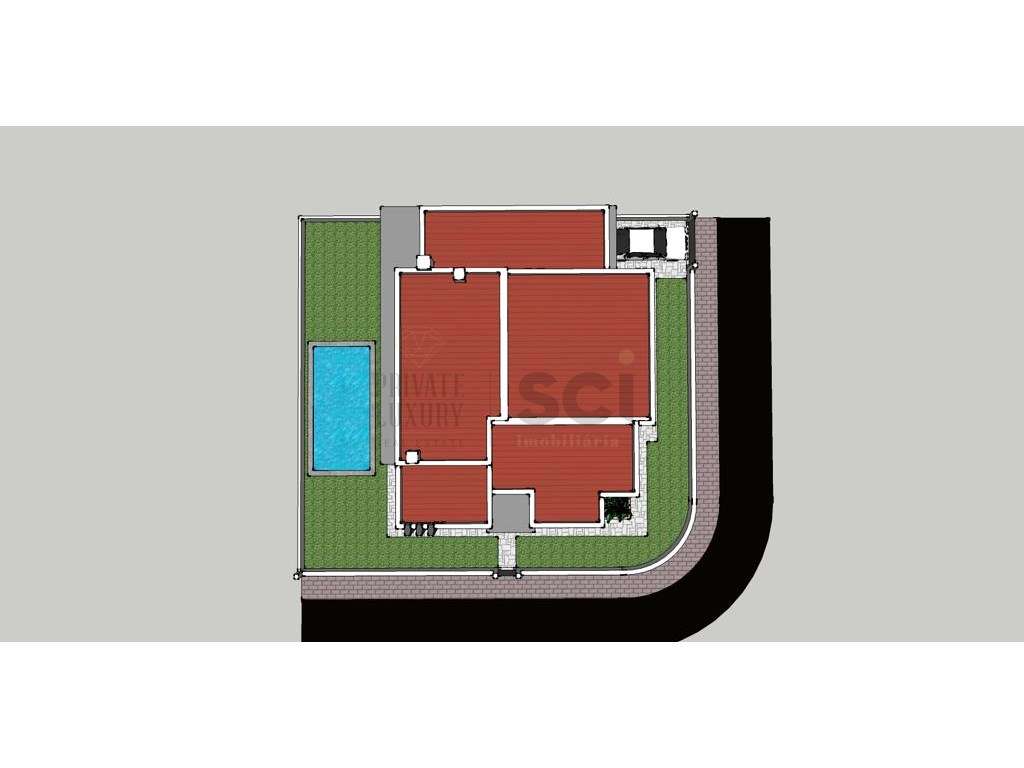 Moradia T4 Térrea Isolada em Azeitão com Piscina e Garagem-4