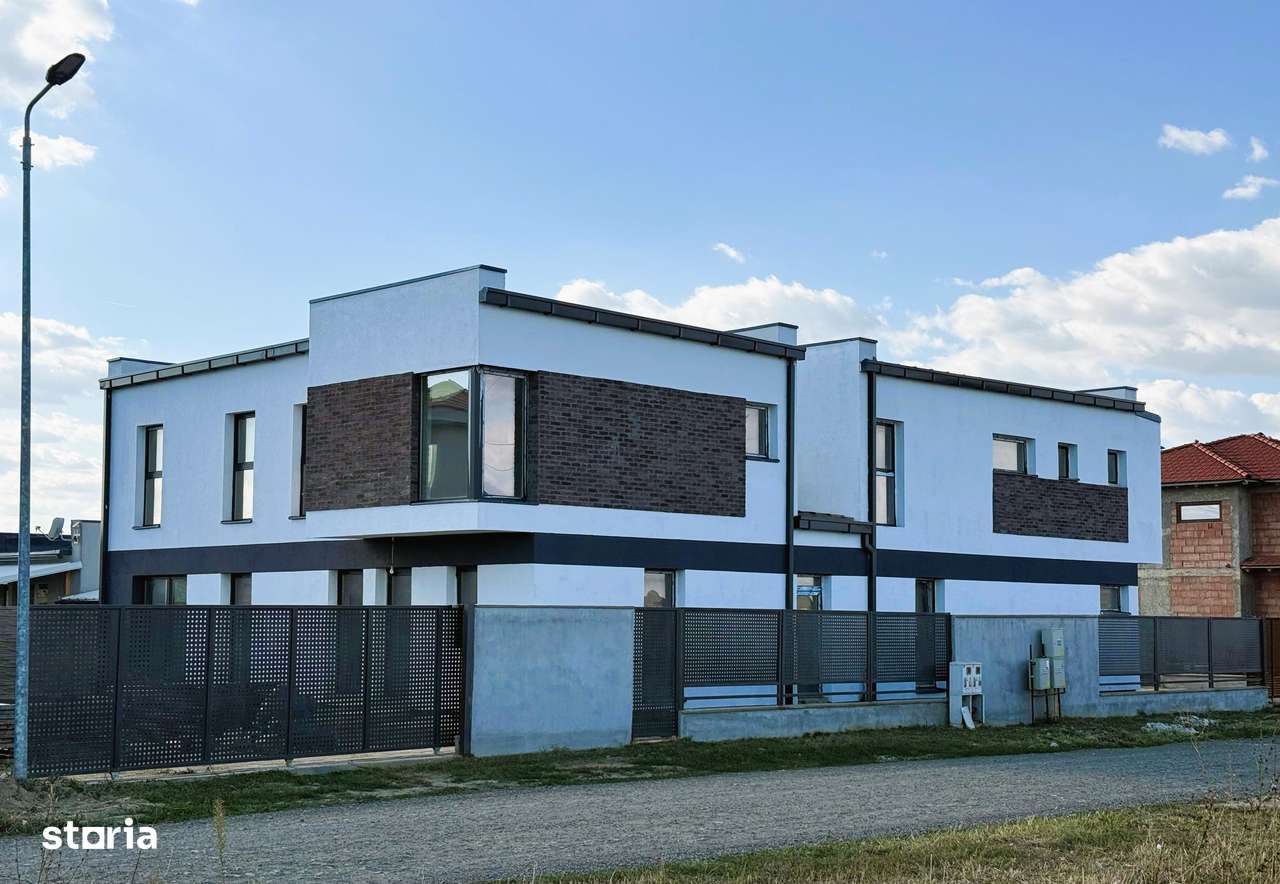 Mosnita Noua - Duplex modern P+E - Su:125mp - St:301mp - Par. in Curte-0