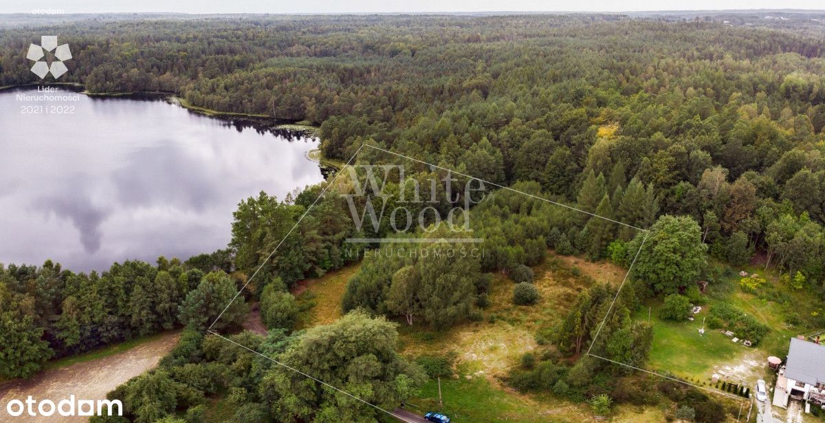 Działka z linia brzegową nad Jeziorem Kamiennym