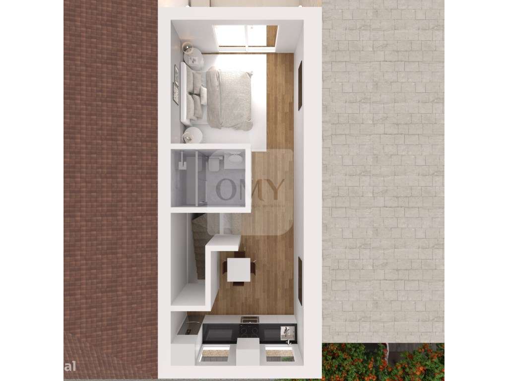 Apartamentos T0 no Centro Histórico de Vila Real - Grande imagem: 4/12