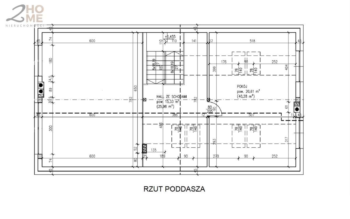 Dom w stanie surowym otwartym w 
Gębiczynie-11
