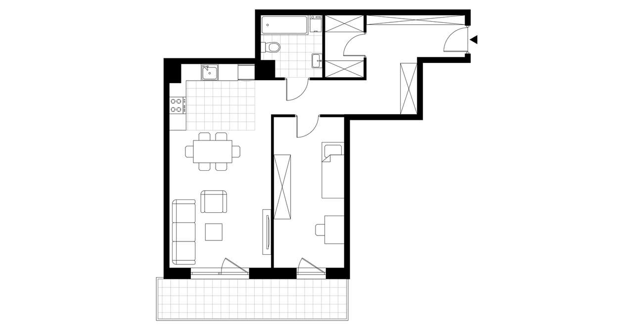 Osiedle Kaskada | mieszkanie 2-pok. | B27 - Pełny obrazek: 4/9