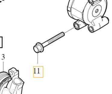 VOLVO C30 S40 V50 sruba alternatora napinacza M8x70x74 OE - 2