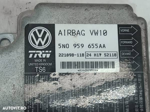 Calculator airbag 5N0959655 AA Volkswagen VW Passat CC 1 (facelift) - 3