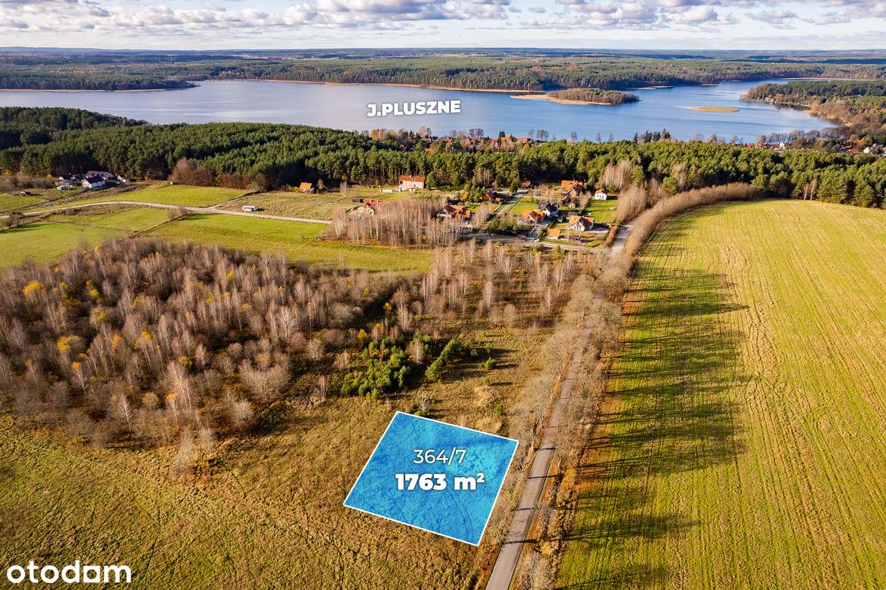 REZERWACJA Działka budowlana 1763 m2 Pluski Gmina Stawiguda - Pełny obrazek: 4/19