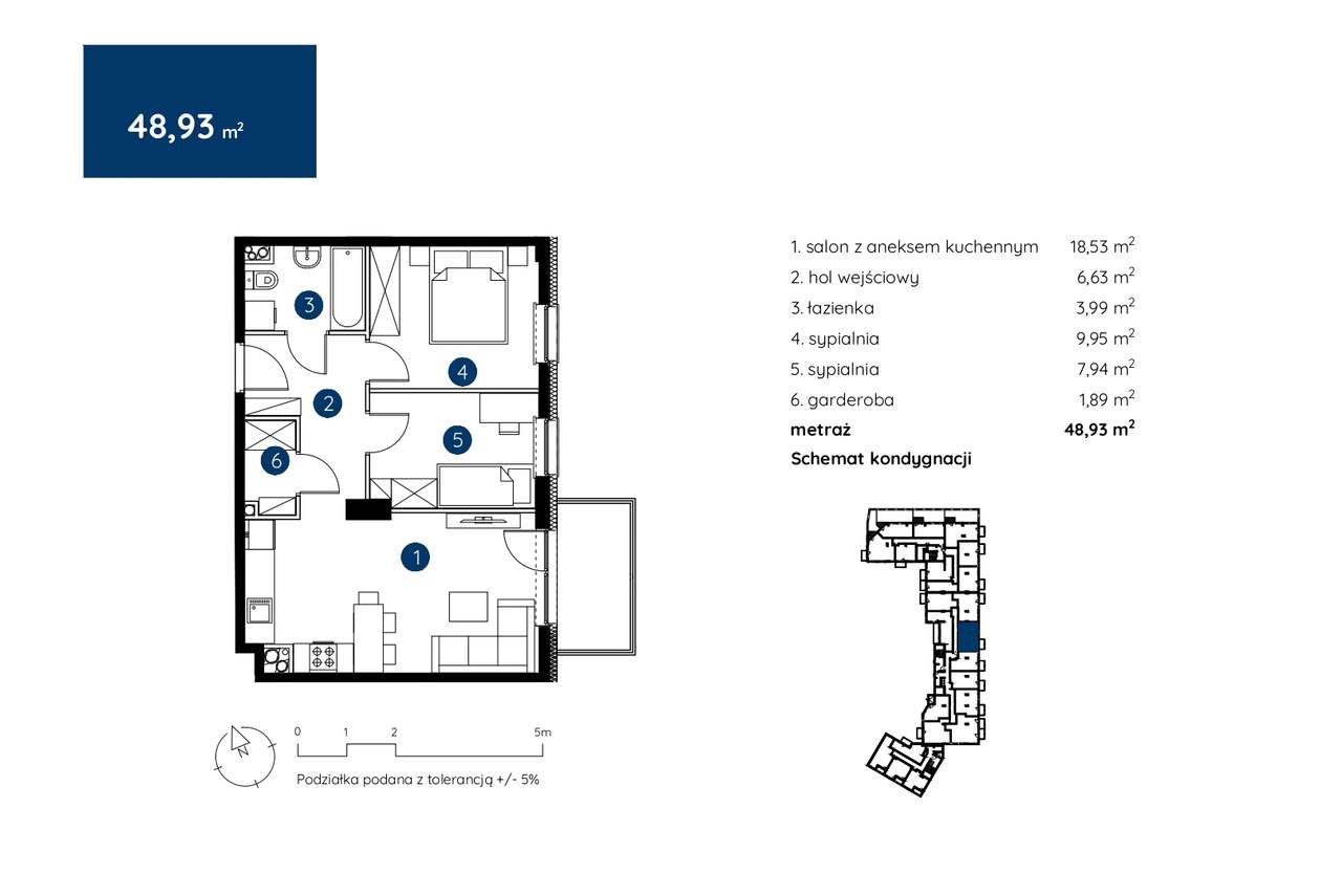 ★MEGA RABAT★3pok 49m2★BALKON★garderoba★TANIE m. post★SZYBKI termin★-1